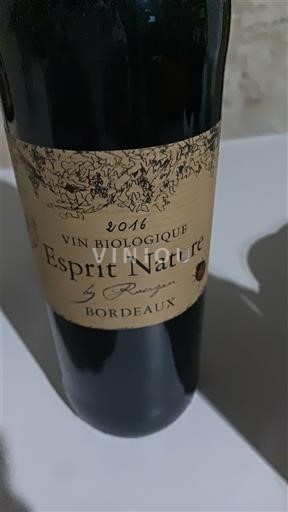 Bordeaux Rougeyron Esprit Nature 2016