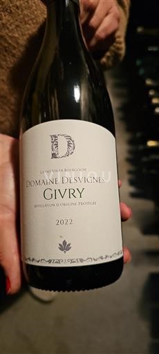 Borgoña Givry Domaine Desvignes 2022