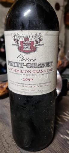 Bordeaux Saint-Émilion Grand Cru Grand Cru Château Petit-Gravet 1999
