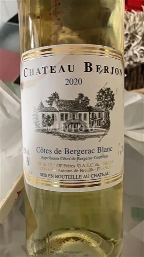 Jihozápad Côtes-de-bergerac Château Berjon 2020 2020