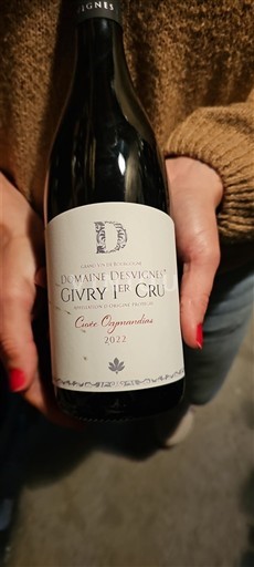 Borgoña Givry Premier Cru Domaine Desvignes Ozymandias 2022