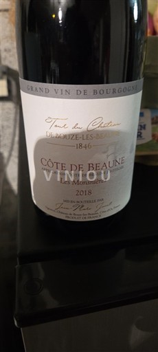 Borgoña Côte de Beaune Château Tour du de Bouze-les-Beaune Les Monsnières 2018