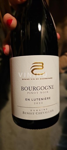 Burgundsko Domaine Benoit Chevallier En Lutenière 2023
