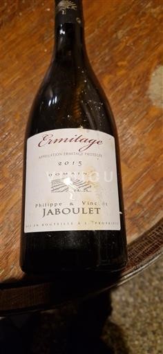 Rhône Valley Hermitage Philippe et Vincent Jaboulet 2015