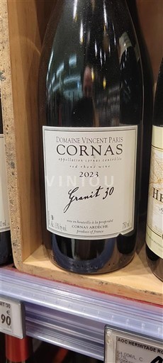 Valle del Rodano Cornas Vincent Paris Granit 30 2023