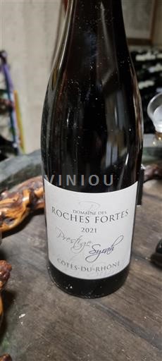 Rhônedalen Côtes du Rhône Domaine Des Roches Fortes Prestige Syrah 2021