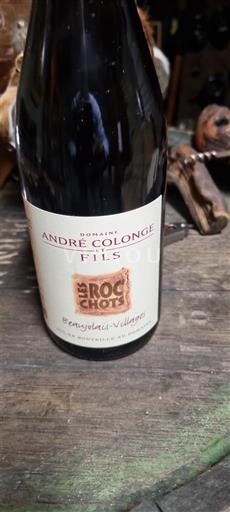 Beaujolais Beaujolais Villages Domaine André Colonge et Fils Les Rochons 2017