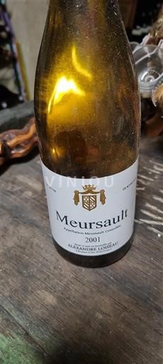 Borgoña Meursault Alexandre Loroceau 2001