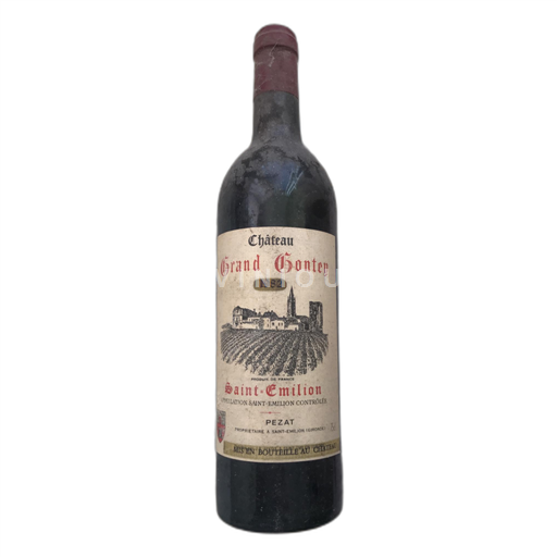 Bordeaux Saint-Émilion Château Grand Gontey 1982