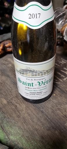 Burgundi Saint-Véran Domaine Marc GREFFET 2017