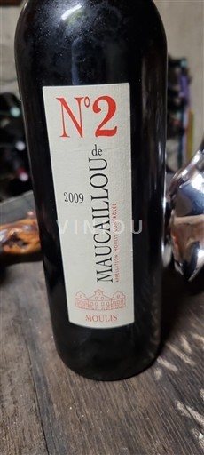 Bordeaux Moulis-en-Médoc Maucaillou N°2 de Maucaillou 2009