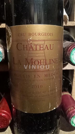 Bordeaux Moulis-en-Médoc Cru Bourgeois Château La Mouline 2010