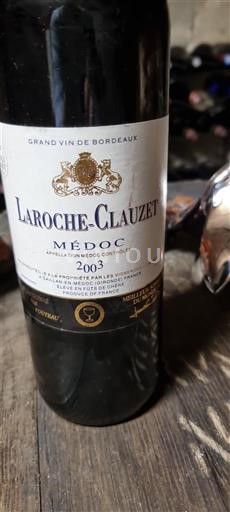 Bordeaux Médoc Laroche Clauzet 2003