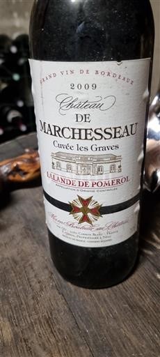 Bordeaux Lalande-de-Pomerol Château Marchesseau les Graves 2009