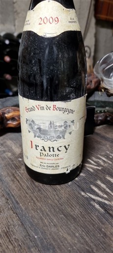 Bourgogne Irancy Éric Darles Palotte 2009
