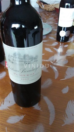 Bordeaux Pomerol Château Beauregard 2004