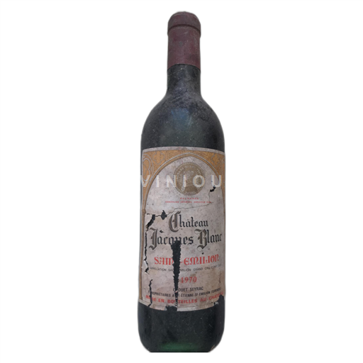 Bordeaux Saint-Émilion Grand Cru Château Jacques Blanc 1970