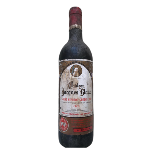 Bordeaux Saint-Émilion Grand Cru Château Jacques Blanc 1978