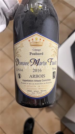 Jura Arbois Domaine Martin Faudot Poulsard 2016