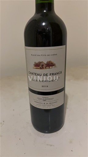 Bordeaux Francs-côtes-de-bordeaux Château Francs Les Cerisiers 2019