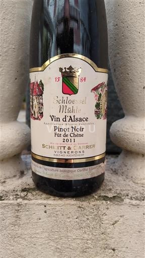 Alsacia Schloessel Muehl Pinot Noir Fût de Chêne 2011