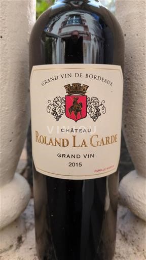 Bordeaux Blaye-Côtes-de-Bordeaux Château Roland La Garde Grand Vin 2015