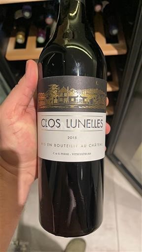 Bordeaux Castillon-côtes-de-bordeaux Clos Lunelles 2015