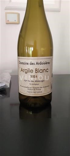 Alperna och Rhône-länderna Allobroges viner Domaine Des Ardoisières Argile Blanc 2024