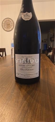 Burgundsko Nespecifikováno Premier Cru Domaine Sarrazin Clos Salomon 2008