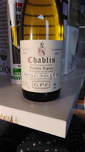 Burgundi Chablis Grivelet Père & Fils Vieilles Vignes 2013