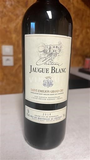 Bordeaux Saint-Émilion Grand Cru Grand Cru Château Jaugue Blanc 2018
