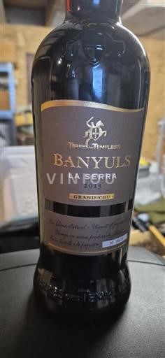 Rosellón Banyuls Grand Cru Grand Cru Terres des Templiers La Serra 2015