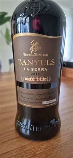 Roussillon Banyuls Grand Cru Grand Cru Terres des Templiers La Serra 2015