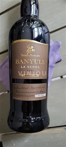 Roussillon Banyuls Grand Cru Grand Cru Terres des Templiers La Serra 2015