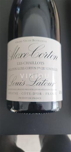 Bourgogne Aloxe-Corton Premier Cru Louis Latour Les Chaillots 2018