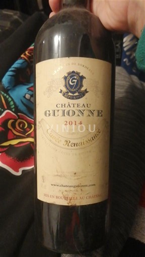 Bordeaux Bordeaux Supérieur Château Guionne Renaissance 2014