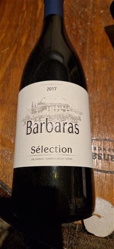Rhônedalen Côtes du Rhône Barbaras Sélection 2017