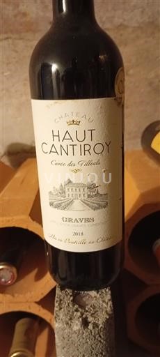 Bordeaux Graves Château Haut Cantiroy des Tilleuls 2018