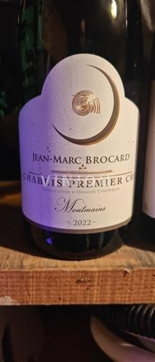 Burgundi Chablis Premier Cru Jean-Marc Brocard Montmains 2022
