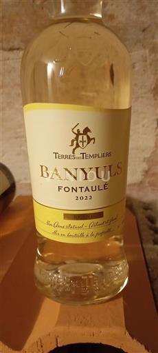 Roussillon Banyuls Terres des Templiers Fontaulé 2022