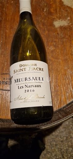 Burgundy Meursault Domaine Saint Fiacre Les Narvaux 2016