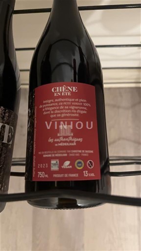 Sudoeste Côtes del Lot Les Anthocyanes Chêne en été 2023