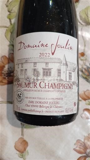 Valle della Loira Saumur-Champigny Domaine Joulin 2022
