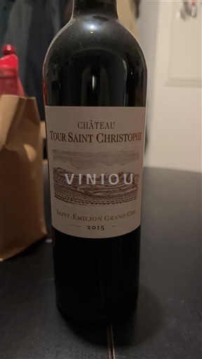 Bordeaux Saint-Émilion Grand Cru Grand Cru Château Tour Saint Christophe 2015