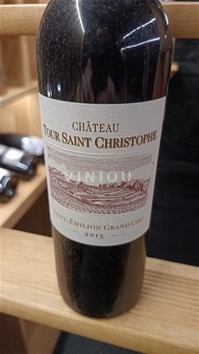 Bordeaux Saint-Émilion Grand Cru Grand Cru Château Tour Saint Christophe 2015