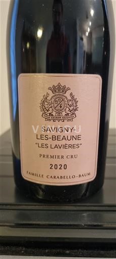 Bourgogne Savigny-lès-Beaune Premier Cru Famille Carabello-Baum Les Lavières 2020