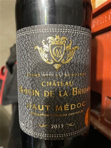 Bordeaux Haut-Médoc Château Moulin de la Bridaye 2015