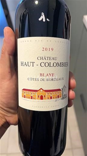 Bordeaux Blaye-Côtes-de-Bordeaux Château Haut-Colombier 2019