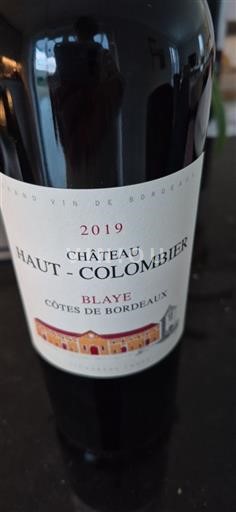 Bordeaux Blaye-côtes-de-bordeaux Château Haut-Colombier 2019