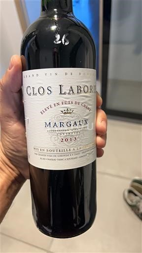 Bordeaux Margaux Clos Laborie 2013